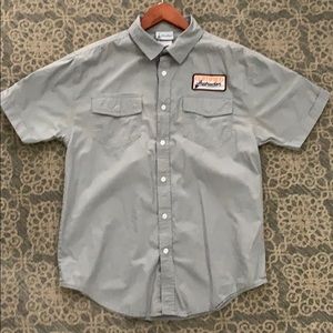 Mickey Mouse Surf Instructor Button Up